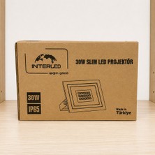 Interled 30W Slım LED Projektör IP65