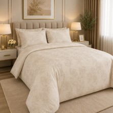 Zeren Home %100 Pamuk Çift Kişilik Nevresim Takımı Çiçek Desenli | Lastikli Çarşaf | 2 Yastık Kılıfı | 4 Parça Takım | Kutulu Gönderim