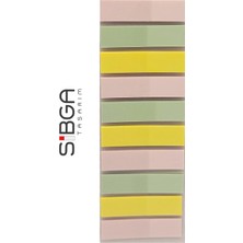 Sibga Tasarım Şeffaf Renkli Postit Post-It Post It. Kitap Ayracı Ayraç Postit Sticker Not Kağıdı 200 Yaprak