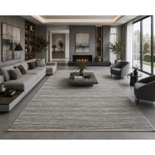 Luxess Halı Lima 1182 Gri Modern Akrilik Salon Halısı