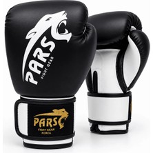 Siyah Pars Force Boks Eldiveni 6 oz Suni Deri Antrenman ve Kick Boks Kullanımı İçin Tasarlandı