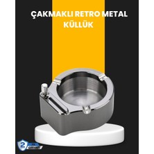 Yuvarlak Çakmaklı Küllük Dayanıklı Metal Yapı