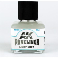 Ak Interactive Ak 12019 40 Ml. Paneliner, Açık Gri, Enamel Boya