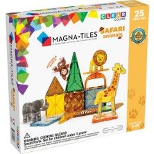 MAGNA-TILES® - Safari Manyetik Bloklar - 25 Parça