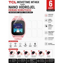 TCL Movetime MT46X 6 Adet Şeffaf Tam Kaplayan Ekran Koruyucusu Kırılmaz Nano