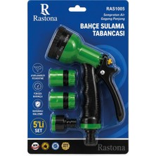 Rastona Bahçe Sulama Tabancası 7 Kademeli 5 Parça