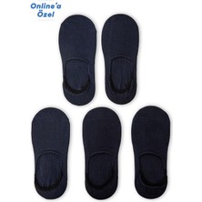 Kiğılı 5'li Pamuklu Esnek Loafer Çorap Seti
