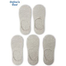 Kiğılı 5'li Pamuklu Esnek Loafer Çorap Seti