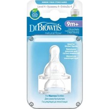 Die Grup Dr.brown's Dar Ağız 4.evre 2'li Silikon Biberon Emziği