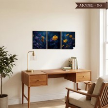 Akıllı Kağıt Statik Tutunma Özellikli Tablo - Poster Çiçek (Model- 96)