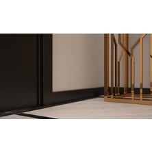 Bella Floor Rumeli Süpürgelik Mat Siyah - Floor 801 1 Boy (280 cm)