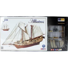 Occre 12500 1/100 Ölçek, Albatros, 57 Cm. Yelkenli Sahil Muhafaza Gemisi, Ahşap Model Kiti