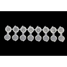 Wingart Wingard WG01 Kapaklı Boya Saklama Kabı,8 Gözlü, 8x4,5 Ml.