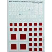 Microscale 48005 1/48 Ölçek, Kitty And Tom Hawk Decals