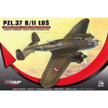 Mirage 481310 1/48 Ölçek, Pzl.37 B/ıı Los Bomber Aircraft Second, Plastik Model Kiti