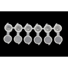 Wingart Wingard WG02 Kapaklı Boya Saklama Kabı,6 Gözlü, 6x4,5 Ml.