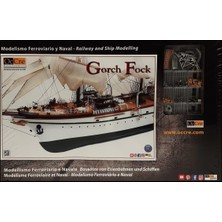 Occre 15003 1/95 Ölçek, Gorch Fock, 95 Cm. Yelkenli Alman Askeri Eğitim Teknesi, Ahşap Model Kiti