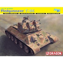 Dragon 6599 1/35 Ölçek, Flakpanzer T-34r Uçaksavar Plastik Model Kiti