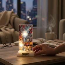 Keyfim Shop  Kişiye Özel LED Işıklı Istanbul Temalı Dekoratif Gece Lambası