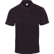 My Form Kadın Polo Yaka T-Shirt-Sıyah