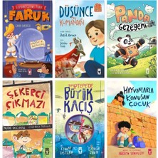 Timaş Çocuk 2-3.sınıf Zıpırtepede Büyük Kaçış Düşünce Kumandası Panda Gezegeni Şekerci Çıkmazı Hayvanlarla Konuşan Çocuk Uzayda Izemli Robot Faruk 6 Kitap Set