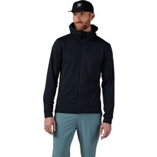 Rossignol Mid Layer Stretch Hoodie Erkek Siyah Sweatshirt