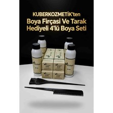Biomagic 6.03 Kahve Köpüğü Organik Içerikli Amonyaksız Kalıcı Kokusuz Saç Boyası 4boya 4oksidan Boya Fırçası ve Boya Tarağı Hediyeli