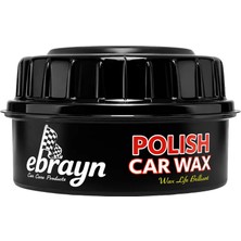 Ebrayn Polish Car Wax Katı Macun Cila 230G - Matlık Giderici ve Boya Koruyucu Pasta Cila