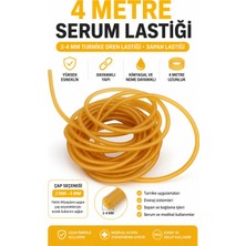 Hobialem 4 Metre 2-4 mm Doğal Lateks Serum Lastiği | Turnike Dren Sapan Lastiği