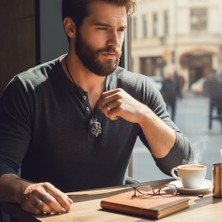 Hedea Krom Kaplama Azrail Grim Reaper Figürlü Unisex Kolye - Yağlı Koton Kordonlu Ayarlanabilir Gotik Kurukafa Tılsım Kolye