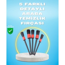 Epilons 5'li Araba Temizlik Fırçaları-farklı Boyutlu Fırçalarla Derinlemesine Temizlik