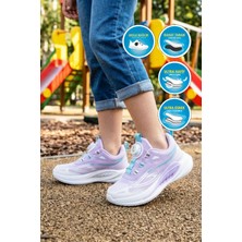 Marco Kids 26Y530 F Beyaz-Lila Kız Çocuk Spor Ayakkabı