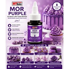 My Bake Mybake Mor Su Bazlı Likit Gıda Boyası