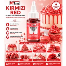 My Bake Mybake Kırmızı Su Bazlı Likit Gıda Boyası