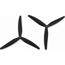 Gümrük Bey Hqprop 15 Inç 7x Gri Karbon Fiber Fpv Drone Pervane Seti 2’li 1cw+1ccw)