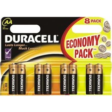 Duracell Aa Kalem Pil (8li Paket Fiyatı)