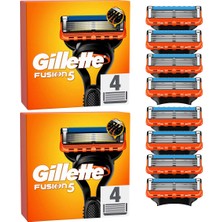 Gillette Fusion 4 Adet Yedek Tıraş Bıçağı X2