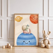 Luxor Pixels (Çerçevesiz) Kaşif Kaplumbağa Çocuk Odası Poster
