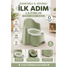 Funny Life Comfort Ilk Adım Çocuk Lazımlık Çıkarılabilir Hazneli Kaymaz Tabanlı Ergonomik Klozet Eğitimi