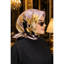 Ebru Tesettür Luxury Zincir Detaylı Eşarp Serisi Gülkurusu