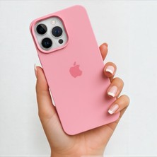 Pronorth Iphone 15 PRO Uyumlu Kılıf Logolu Lansman Soft Yumuşak Içi Kadife Silikon Kapak