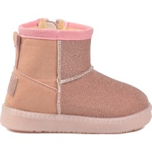 Ayk's Pembe Simli Içi Kürklü Bebek Bot 1212 B