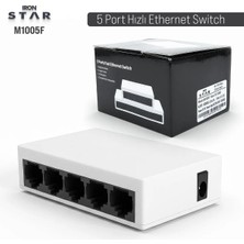 Iron Star 10/100 Switch / 5'li Internet Çoğaltıcı