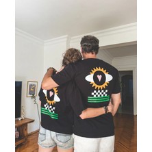 Destekar Kalbim Çiçek Oversize Tişört