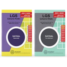 Meb Lgs Sayısal Çalışma Kitabı Seti Matematik + Fen Bilimleri 2026 3. Baskı Çıkmış Sorular Meb Örnek Soruları 2’li Set