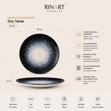 Rinart Valencia Galaksi Pasta Sunum Servis Tabağı 19 cm