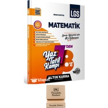 Altın Karma Yayınları Altın Karma 7'den 8'e Matematik Yaz Tatil Kampı ve Telefon Standı