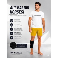 Ankaflex Bacak Baldır Sıkıştırma Bandı, Kas Gerilmesi, Kaval Kemiği Korsesi ve Şişlik Giderici Ayarlanabilir Destek Sargısı