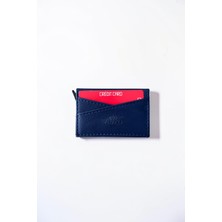 CLASSBAG Erkek Lacivert Renk Mekanizmalı Otomatik Kızaklı Kartlık (6cm x 9,5cm)