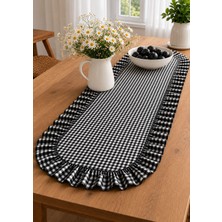 Şah Textile Design Pötikareli Sık Fırfırlı Leke Tutmaz Runner 40X110